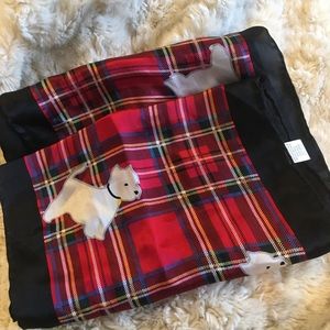 Silk Scottie Dog scarf made in Italy
